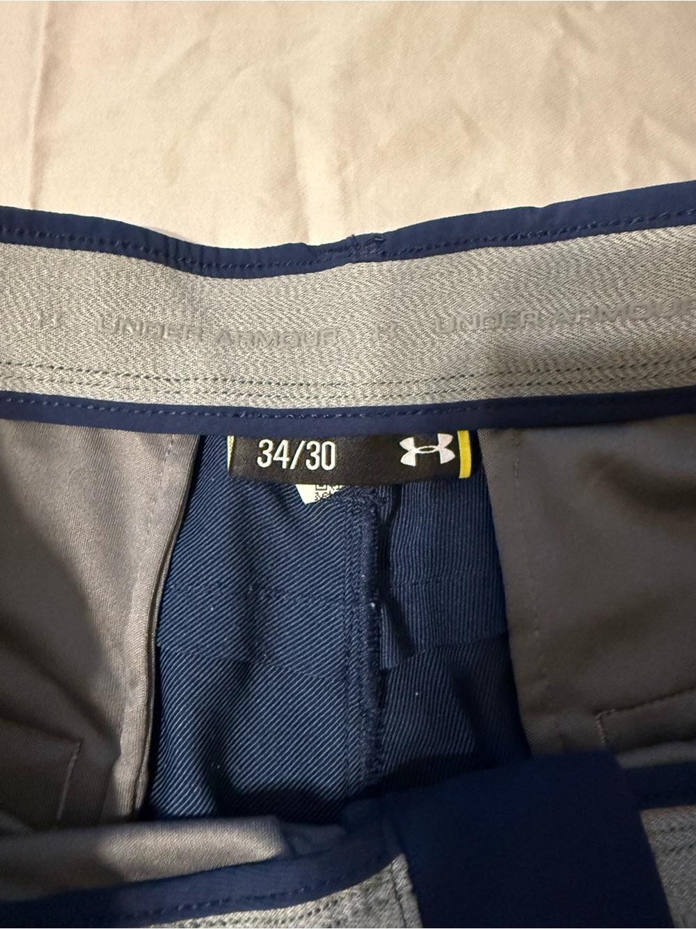 Under Armour Men's Navy Stretch Chino Pants - Picture 5 of 6